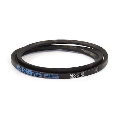 D&D SPA2182 Metric V-Belt, 2182mm Outside Length, 13 mm Top Width, 10 mm Thickness, 1 Ribs SPA2182